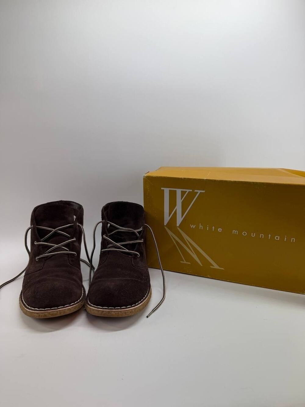 White Mountain Decker Men's Suede Chukka Boots Chocolate Brown Size 10M
